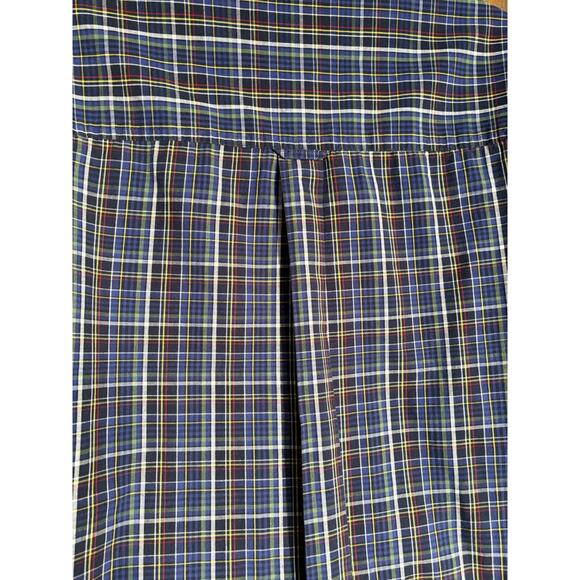 Chaps Shirt Men's 2XLT Long Sleeve Button Down Stretch Easy Care Blue Plaid - Picture 7 of 16